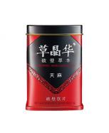 草晶华天麻壁草本产品规格：每罐20袋每袋1克价格：160元/罐原料产地：云南性状：黄白色至黄棕色的颗粒，气微，味甘功能主治：息风止痉，平抑肝阳，祛风通络。用于小儿惊风，癫痫抽搐，破伤风，头痛眩晕，手足不遂，肢体麻木，风湿痹痛。